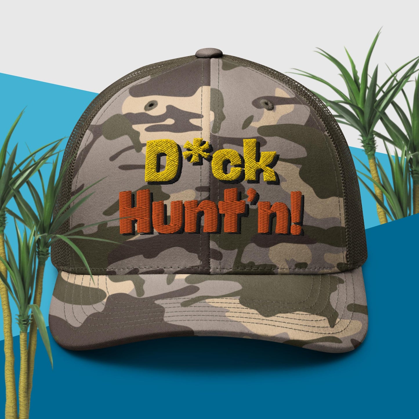 Duck Hunt'n - Camouflage trucker hat