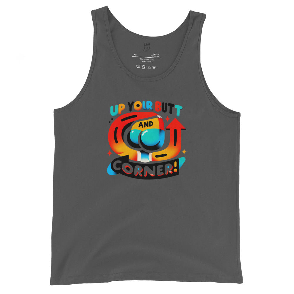 Up yours & around the corner -Men's Tank Top