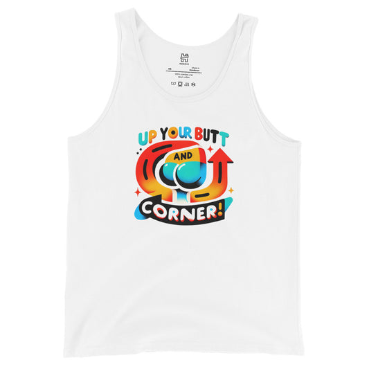 Up yours & around the corner -Men's Tank Top